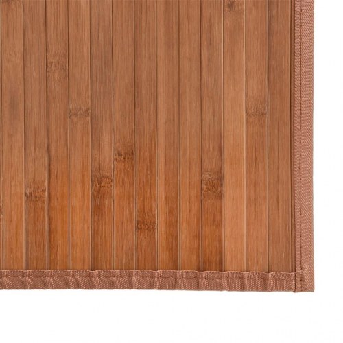 Bambustæppe 80 x 1000 cm rektangulært - naturfarvet