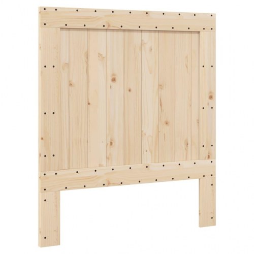 Sengeramme med sengegavl 90 x 200 cm - grå