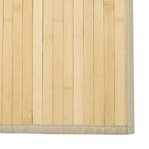 Bambustæppe 70 x 100 cm - lys naturfarve