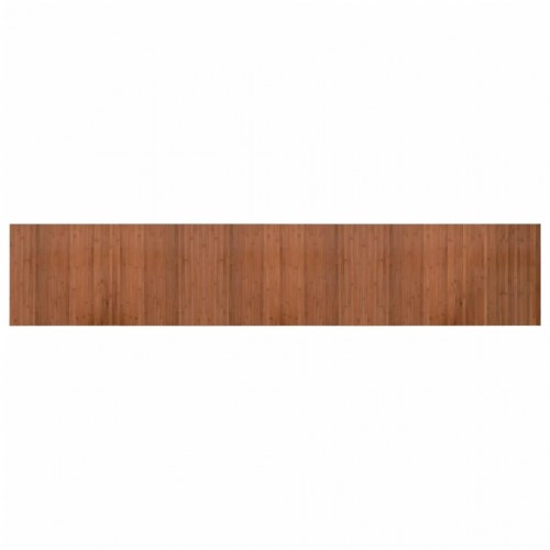 Bambustæppe 60 x 300 cm rektangulært - brun