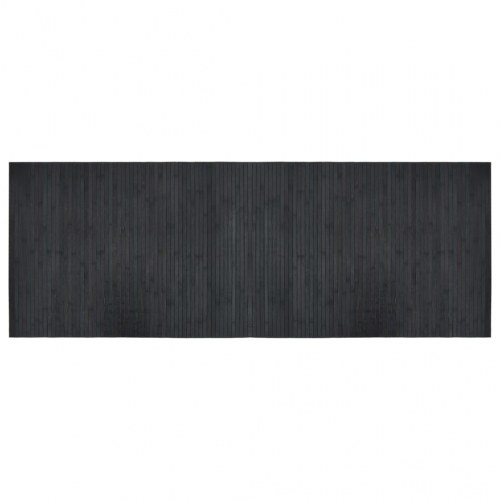 Bambustæppe 70 x 200 cm rektangulært - grå