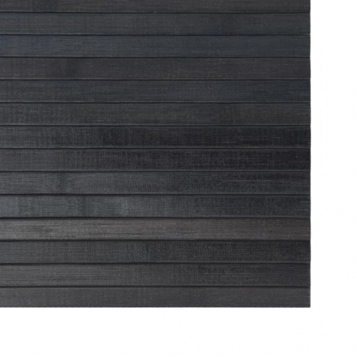 Bambustæppe 70 x 200 cm rektangulært - grå