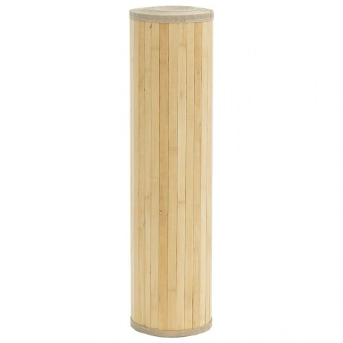 Bambus gulvtæppe 70 x 400 cm - lys naturfarve