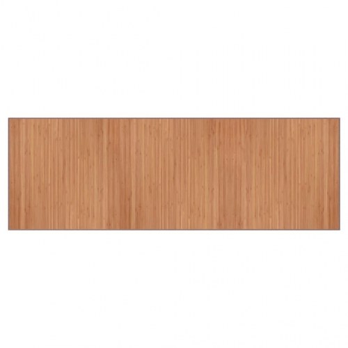 Bambustæppe 100 x 300 cm rektangulært - naturfarvet