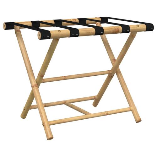 Kuffertbænk 62x42x50,5 cm foldbar bambus