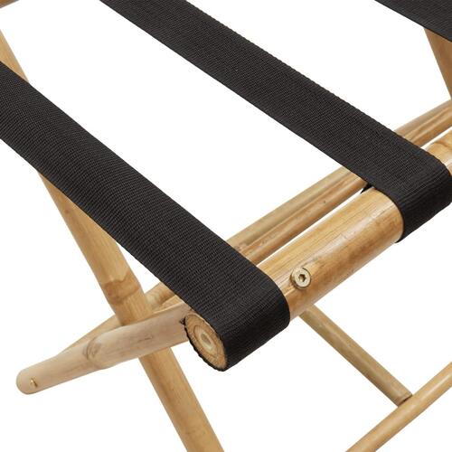 Kuffertbænk 62x42x50,5 cm foldbar bambus
