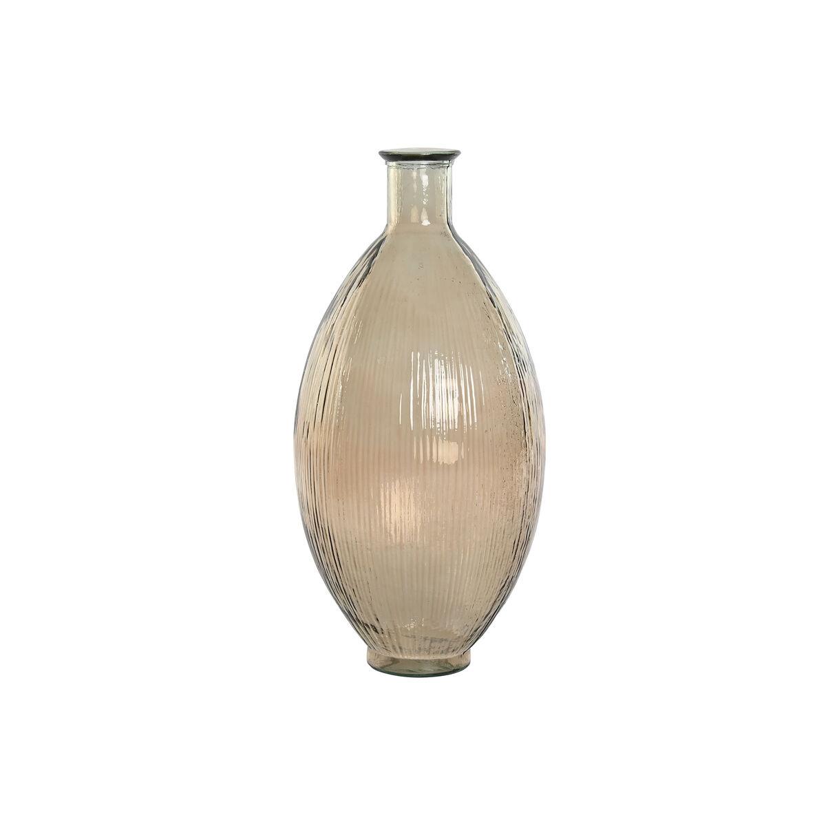 Vase glas - taupe genbrugsglas 30×30×59 cm