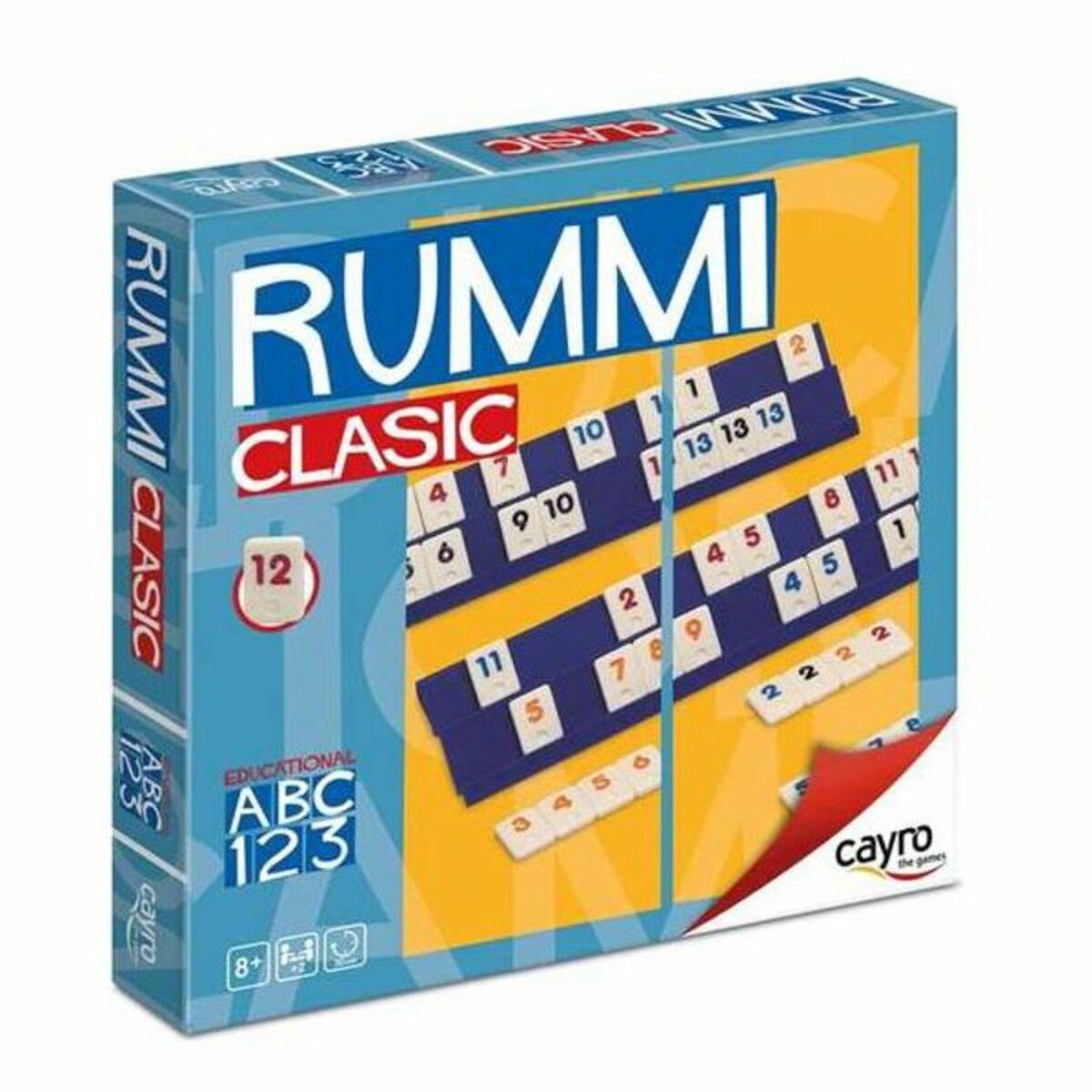 Cayro Rummi Clasic - klassisk brætspil for 2 spillere (8+)