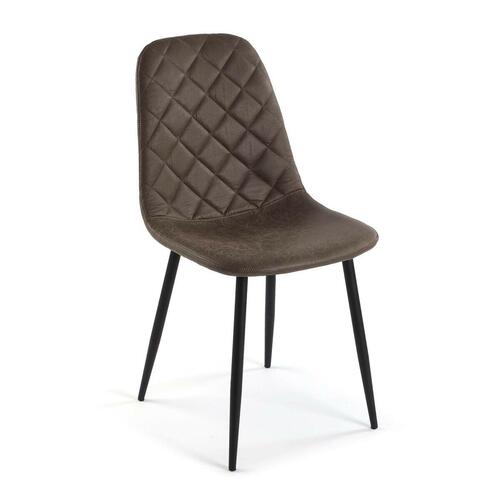 Stol Versa Serena Mørkebrun 53 x 88 x 43,5 cm (4 enheder)