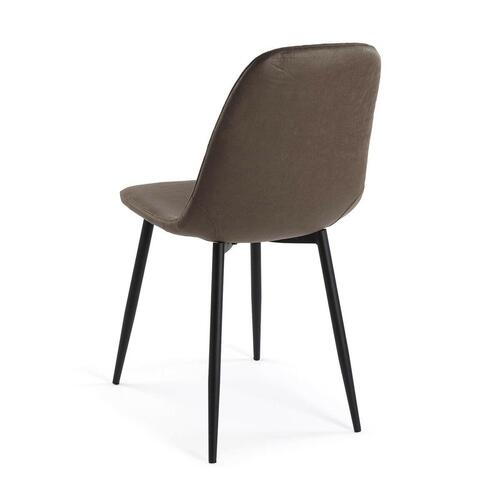 Stol Versa Serena Mørkebrun 53 x 88 x 43,5 cm (4 enheder)