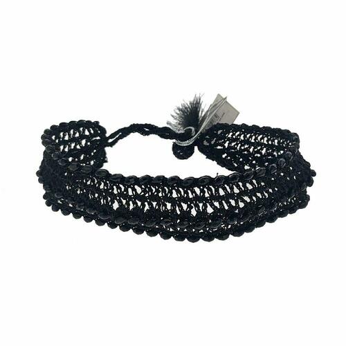 Halskæde til kvinder Lola Casademunt Sort Choker