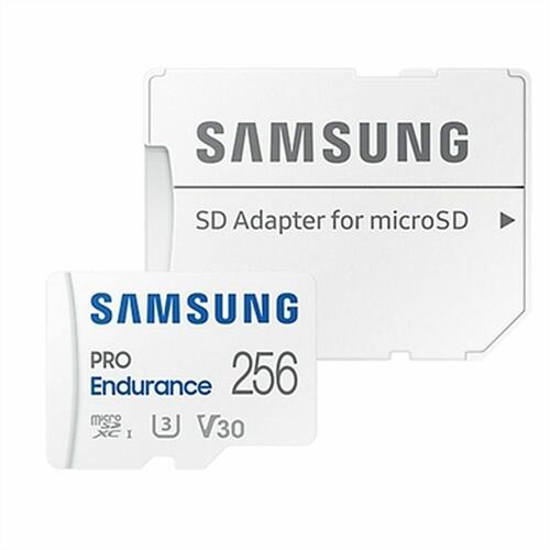 Samsung PRO Endurance microSDXC hukommelseskort 256 GB med SD-adapter