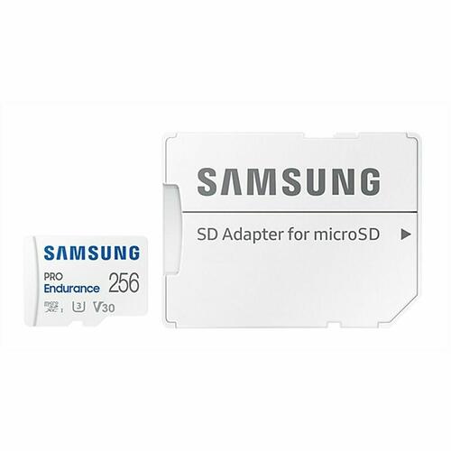 Samsung PRO Endurance microSDXC hukommelseskort 256 GB med SD-adapter