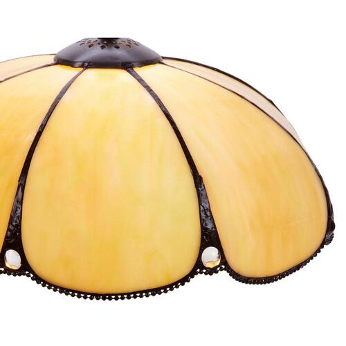 Bordlampe Viro Virginia Beige Zink 60 W 20 x 54 x 35 cm