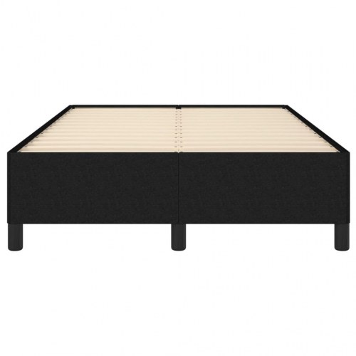 Sengeramme i stof uden madras 120 x 190 cm - sort