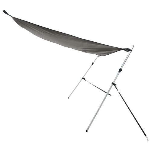 Solsejl til båd 170x208x(115-183) cm forlængerdel antracitgrå