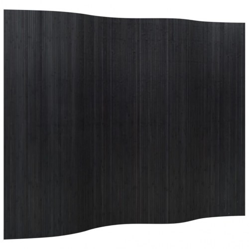 Rumdeler i bambus - 250 × 165 cm, sort