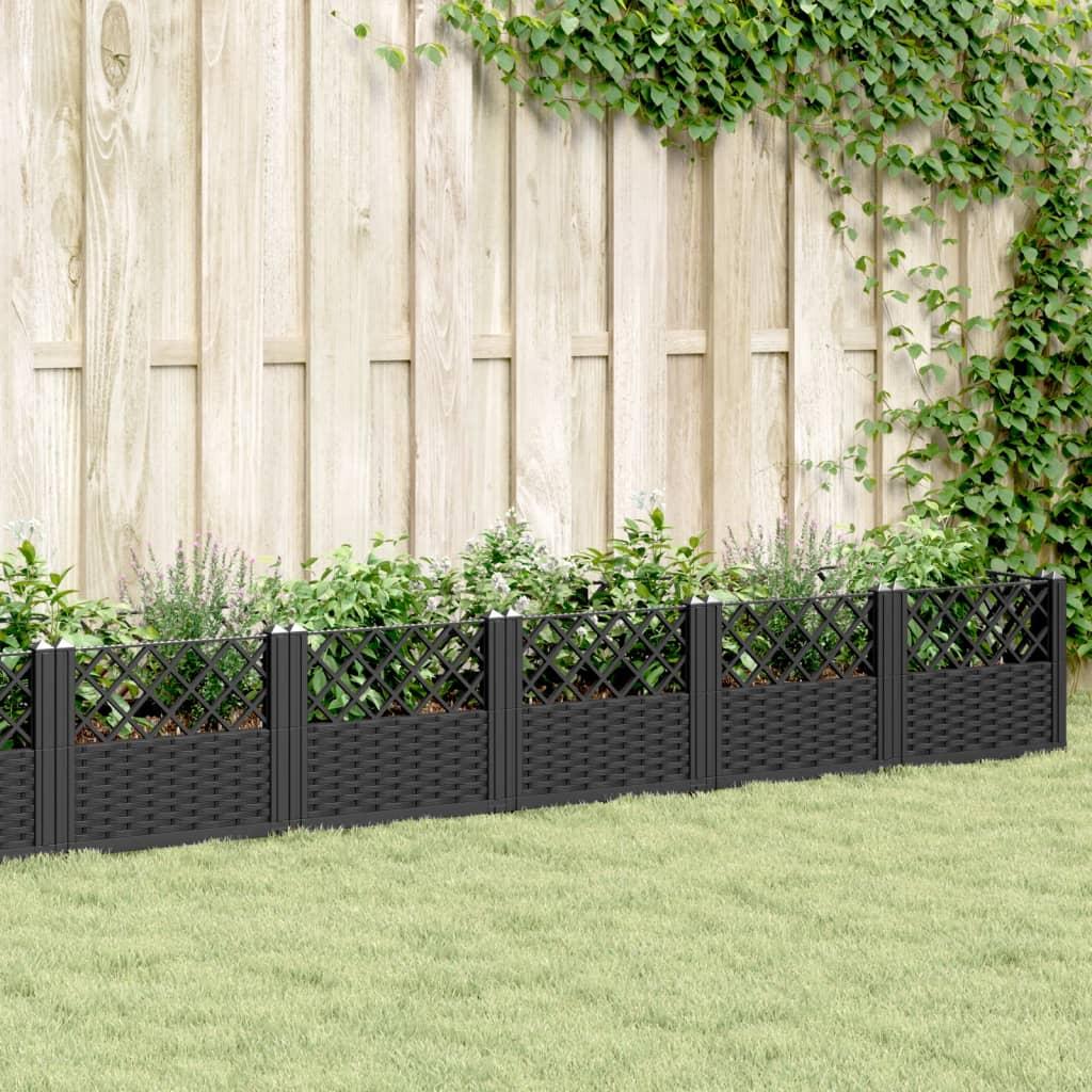 Plantekasse Med Spyd 363 5x43 5x43 Sort