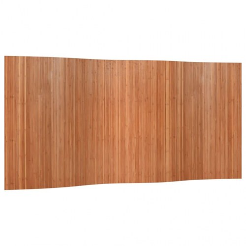 Rumdeler i bambus - 400 × 165 cm, brun