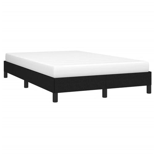 Sengeramme 120x190 cm stof sort