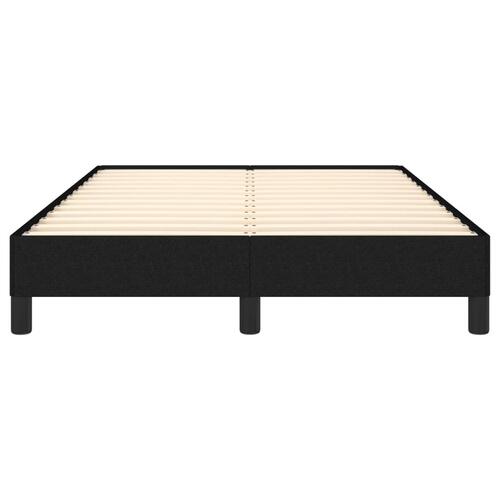 Sengeramme 120x190 cm stof sort