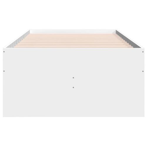 Daybed med skuffer uden madras 90x200 cm hvid