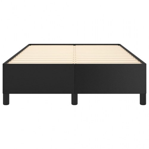 Sengeramme uden madras 120 x 190 cm i kunstlæder - sort