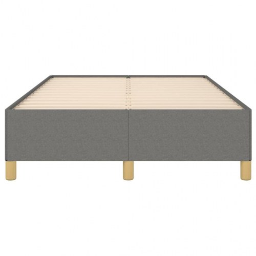 Sengeramme i stof 120x190 cm - mørkegrå enkeltseng