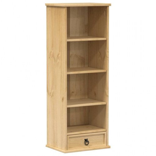 CD-reol Corona 40 x 30 x 110 cm i massivt fyrretræ