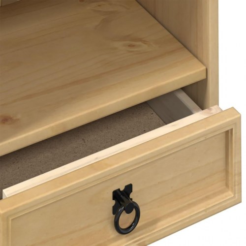 CD-reol Corona 40 x 30 x 110 cm i massivt fyrretræ