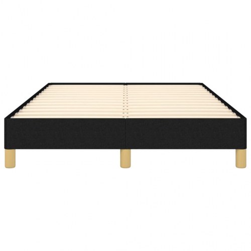 Sengeramme uden madras 120x190 cm - stof, sort