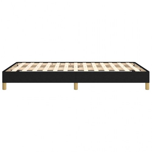 Sengeramme uden madras 120x190 cm - stof, sort