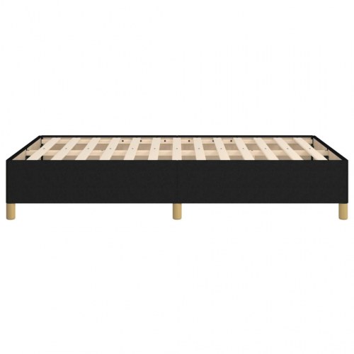 Sengeramme i stof - 120 x 190 cm, sort