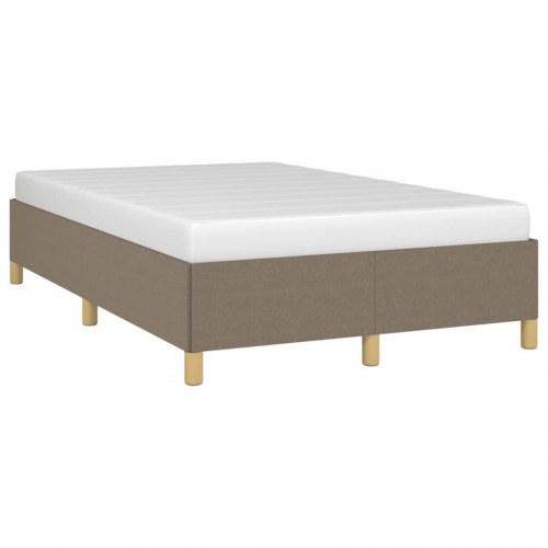 Sengeramme uden madras 120x190 cm - stof, gråbrun