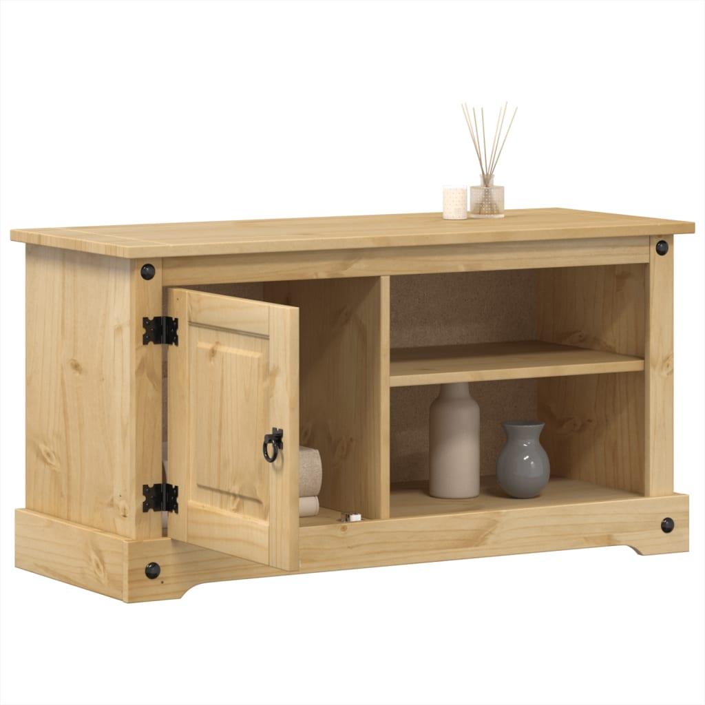 Tv-bord Corona 100x40x52 cm massivt fyrretræ