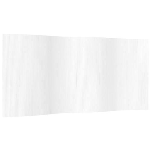 Rumdeler 165x400 cm bambus hvid
