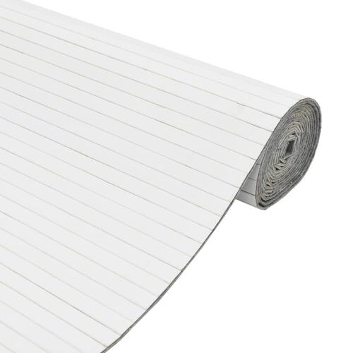 Rumdeler 165x400 cm bambus hvid
