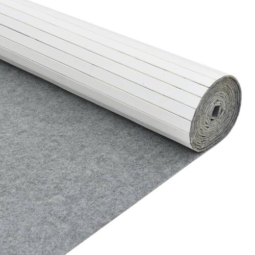 Rumdeler 165x400 cm bambus hvid