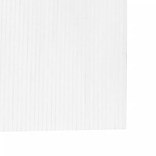 Rumdeler 165x400 cm bambus hvid