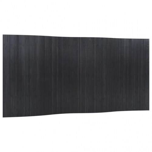 Rumdeler i bambus - 400 × 165 cm, grå