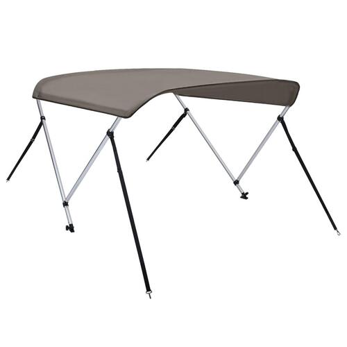 Biminitop med 2 buer 180x130x110 cm grå