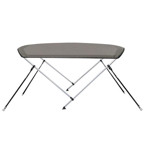 Biminitop med 2 buer 180x130x110 cm grå