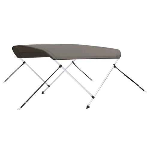 Biminitop med 2 buer 180x130x110 cm grå