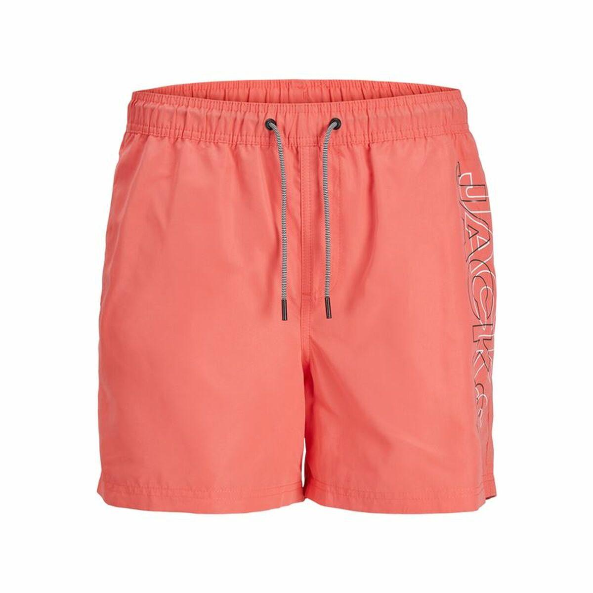 Badetøj til Mænd Jack & Jones Double Logo Koral 104-110 cm