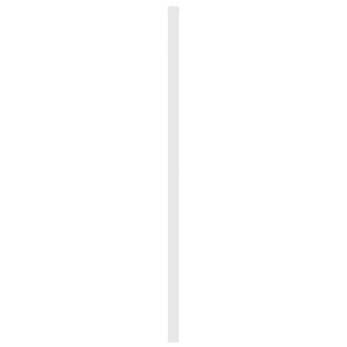 Sengegavl 180 cm metal hvid