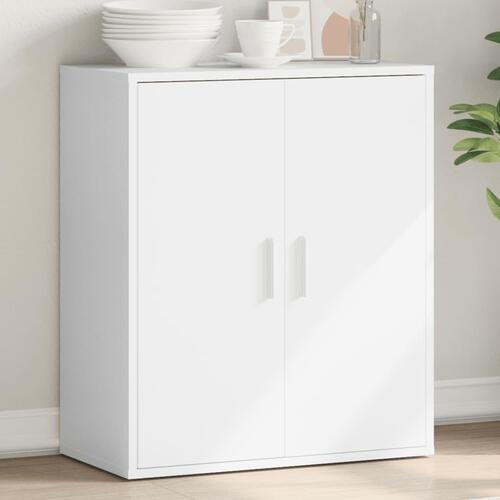 Skab 79x38x80 cm konstrueret træ hvid