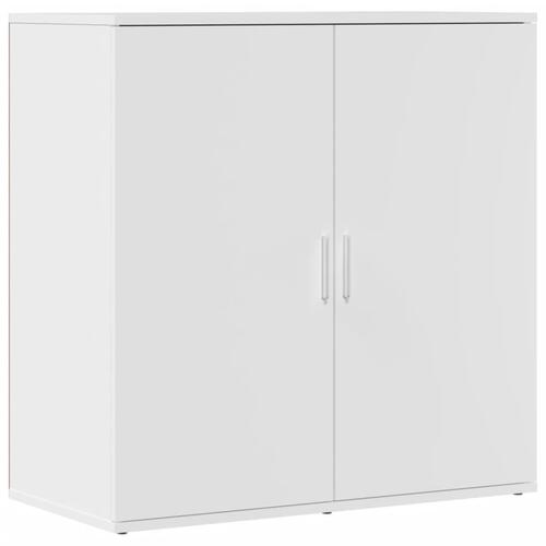 Skab 79x38x80 cm konstrueret træ hvid
