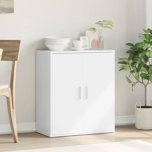 Skab 79x38x80 cm konstrueret træ hvid