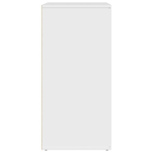 Skab 79x38x80 cm konstrueret træ hvid