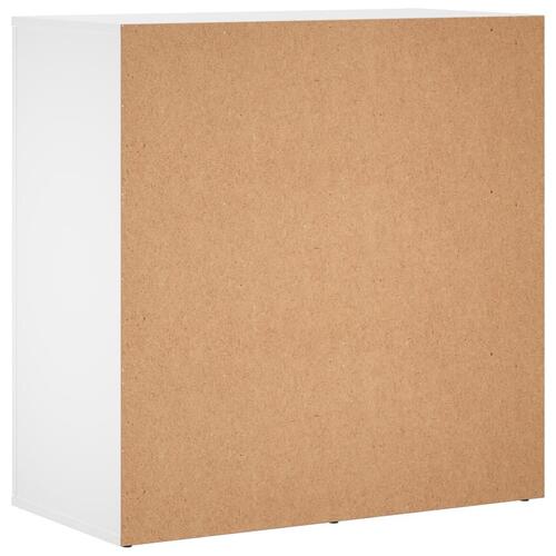 Skab 79x38x80 cm konstrueret træ hvid